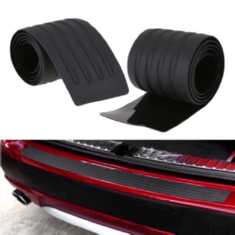 1PCS Car Rear Bumper Protector Sticker Trunk Sill Grard Rubber Strip Cover  Pad Rear Trunk Protection Sticker