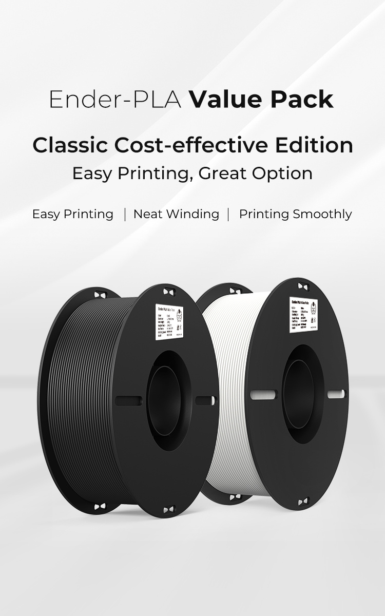 Creality Ender-PLA 1,75 mm Filamento di stampa 3D , velocità di