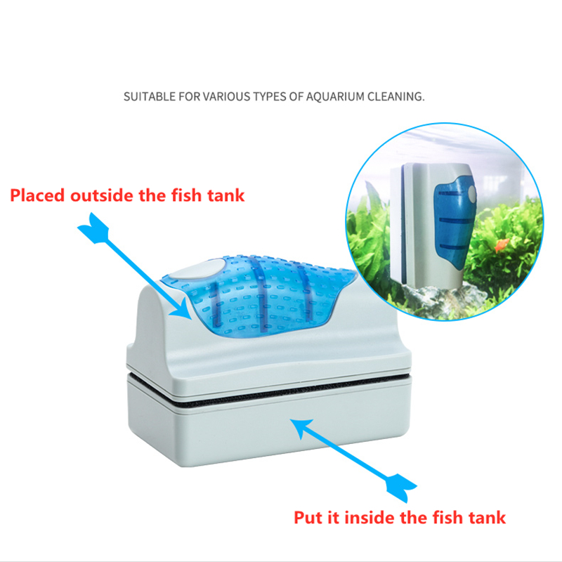 Magnetic Fish Tank Brush Fish Tank Glass Cleaner Brush - Temu