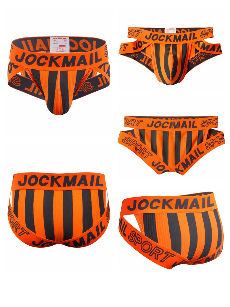 Men's Underwear Men Sexy Gay Briefs With Jockstrap Pouch Cotton