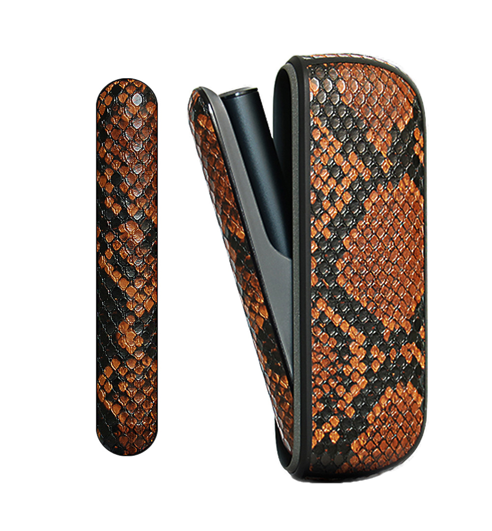Per Iqos Iluma One Luxury Leather Case Full Protective Cover E-cig  Accessori
