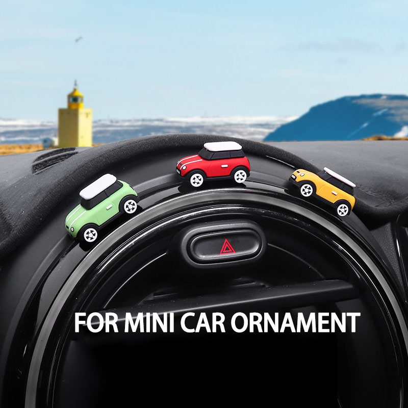 Acheter Pour BMW MINI Cooper accessoires Silicone modèle de voiture bouton  couverture ornements démarrage bouton d'arrêt autocollants Mini Cooper