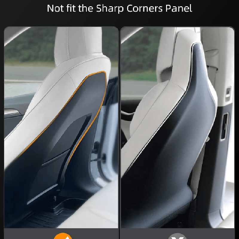 Pour Model 3 / Y Tapis de protection pour dossier de siège en cuir