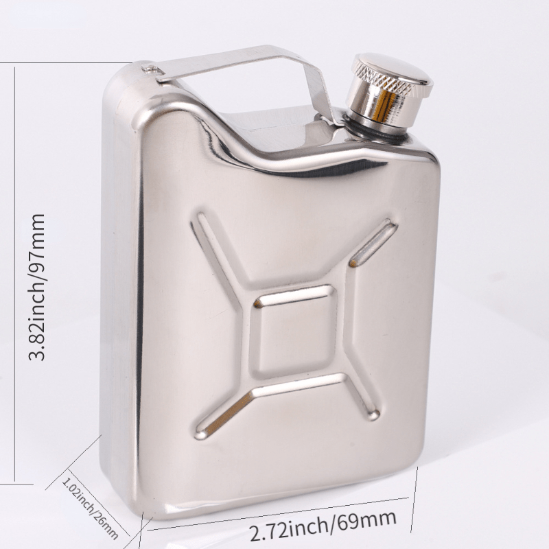 Studded Hip Flask Stainless Steel Liquor Flask - Temu