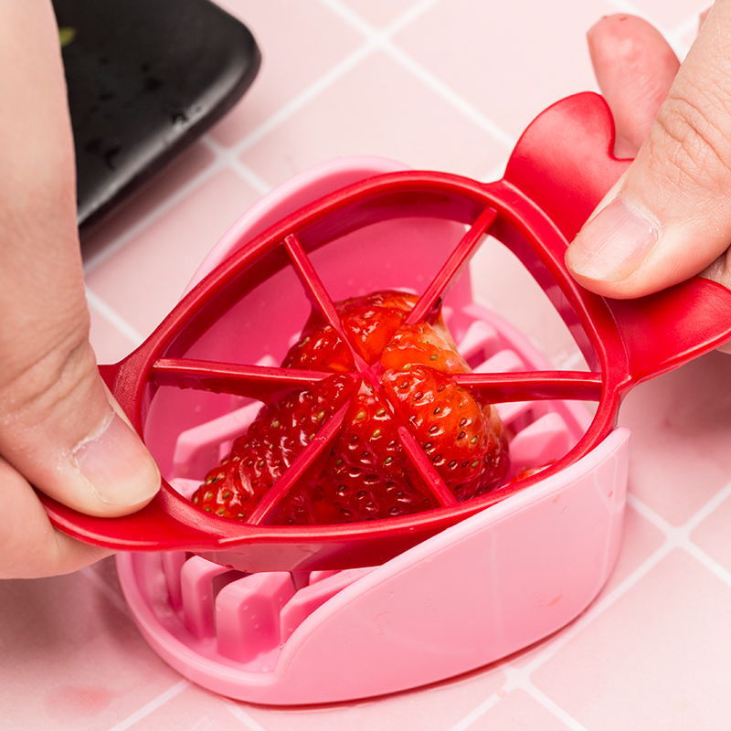 Strawberry Slicer Mini Strawberry Cutter Fruit Slicer Fruit - Temu