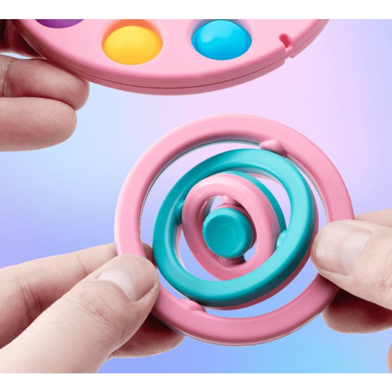 10 Sides Spinner Simple Dimple Fidget Toy Pop It
