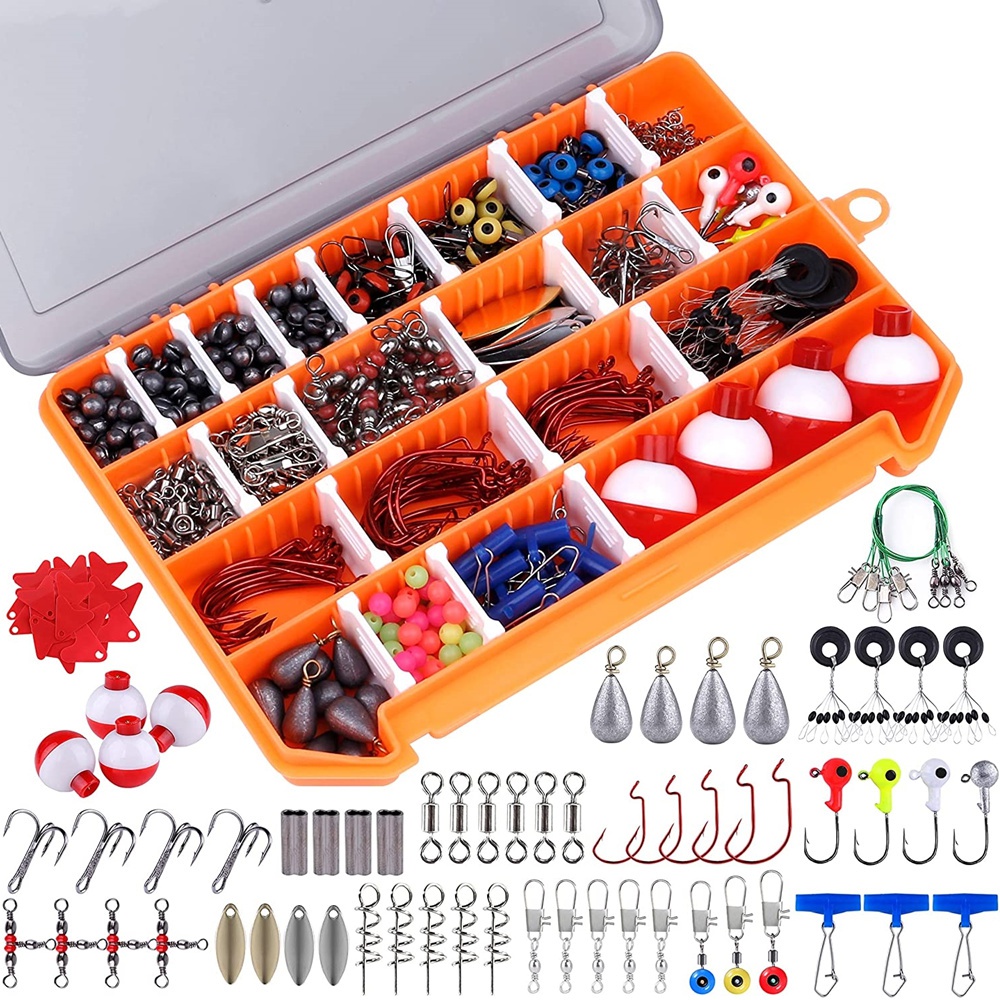 Fishing Accessories Tackle Kit With Tackle Box Including - Temu