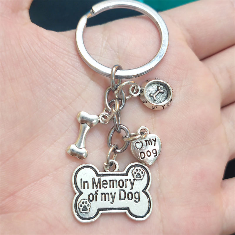 I Love My Dog Keyring