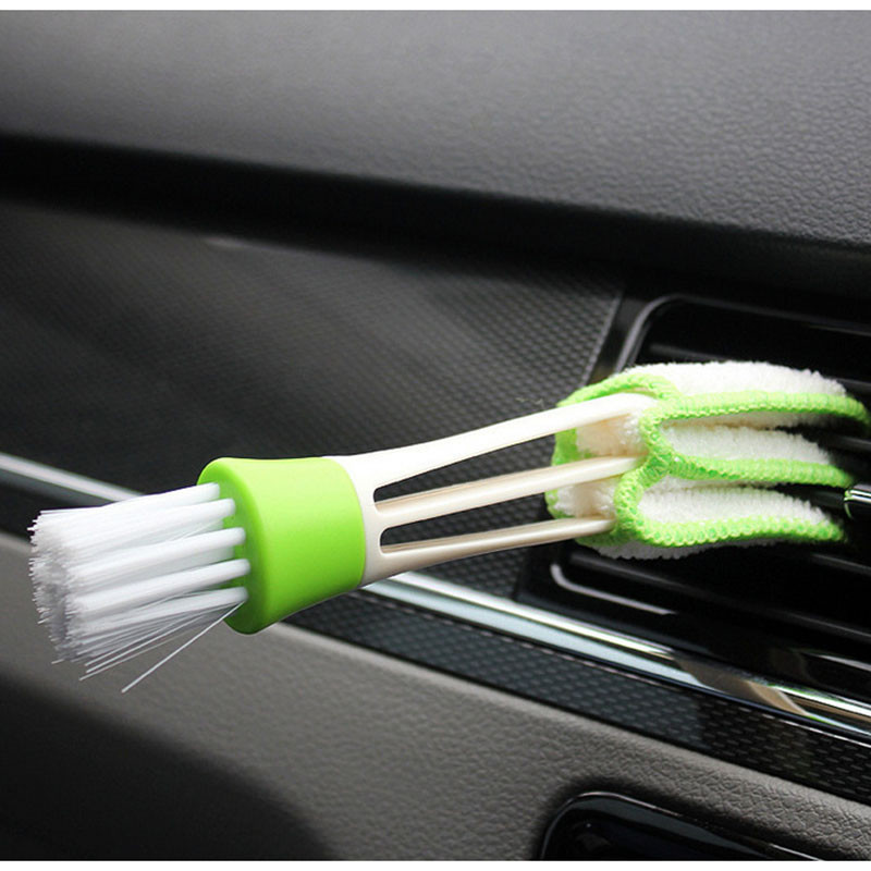 2 in 1 car air conditioner outlet cleaning tool multi purpose dust brush car interior multi purpose brush car grille cleaner brush details 3