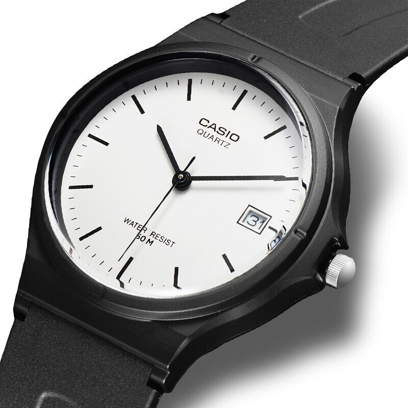 Reloj De Pulsera Casio Mq-24 Analógico Para Hombre Color Blanco