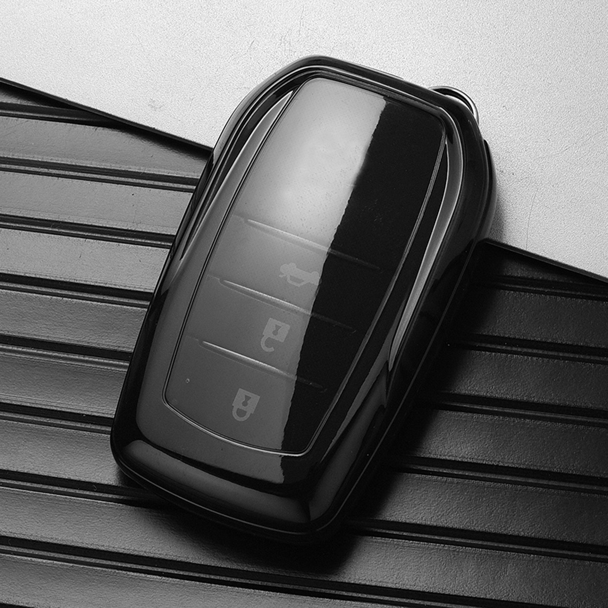 1pc 3 Buttons Tpu Car Key Cover Case For Prius Camry Corolla Chr C Hr Rav4  Land Cruiser Prado Keychain Car Accessories, Save Money On Temu