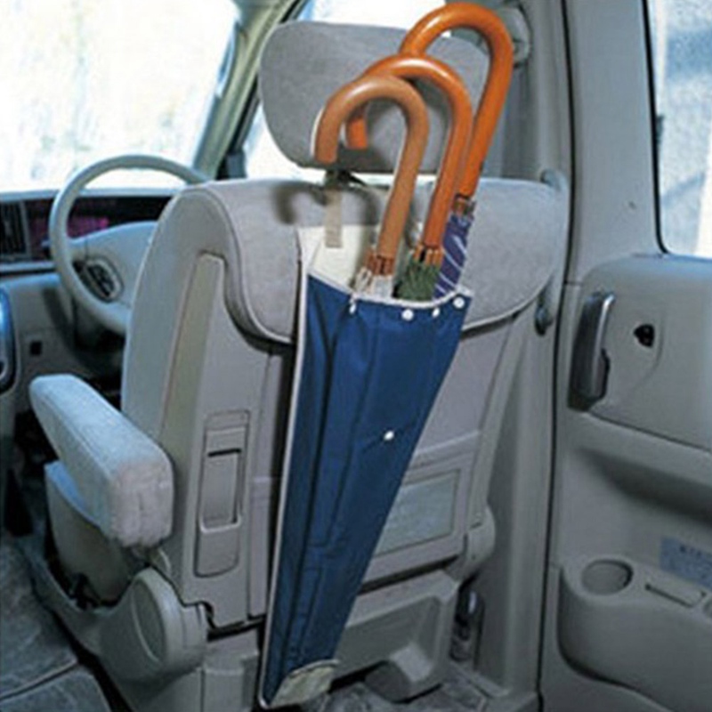 

1pc Car Truck Back Seat Umbrella Holder, Hanging Waterproof Organizer Bag, For Car Accessories