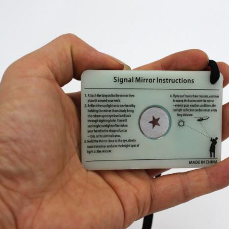 Portable Mini Multifunctional Survival Mirror: Essential For - Temu