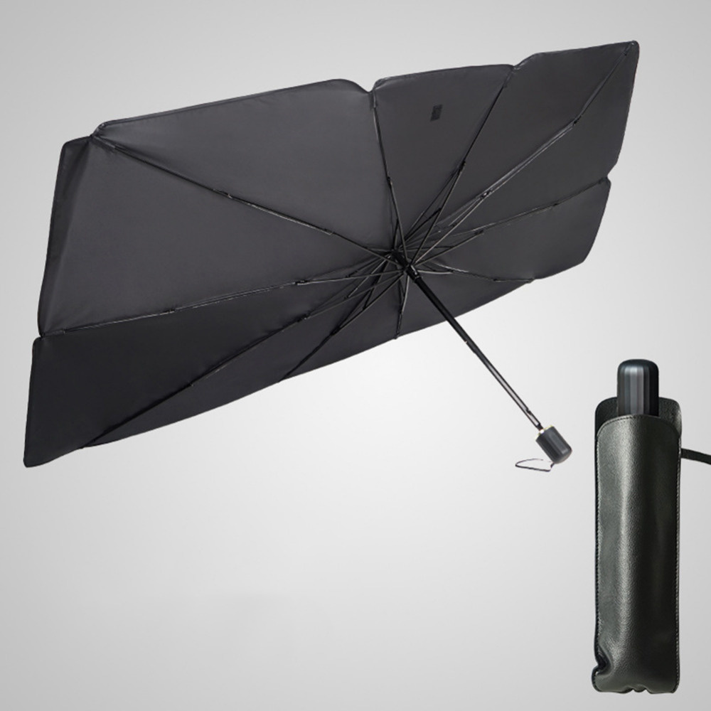 protect   from the sun with this portable foldable car windshield sunshade details 7