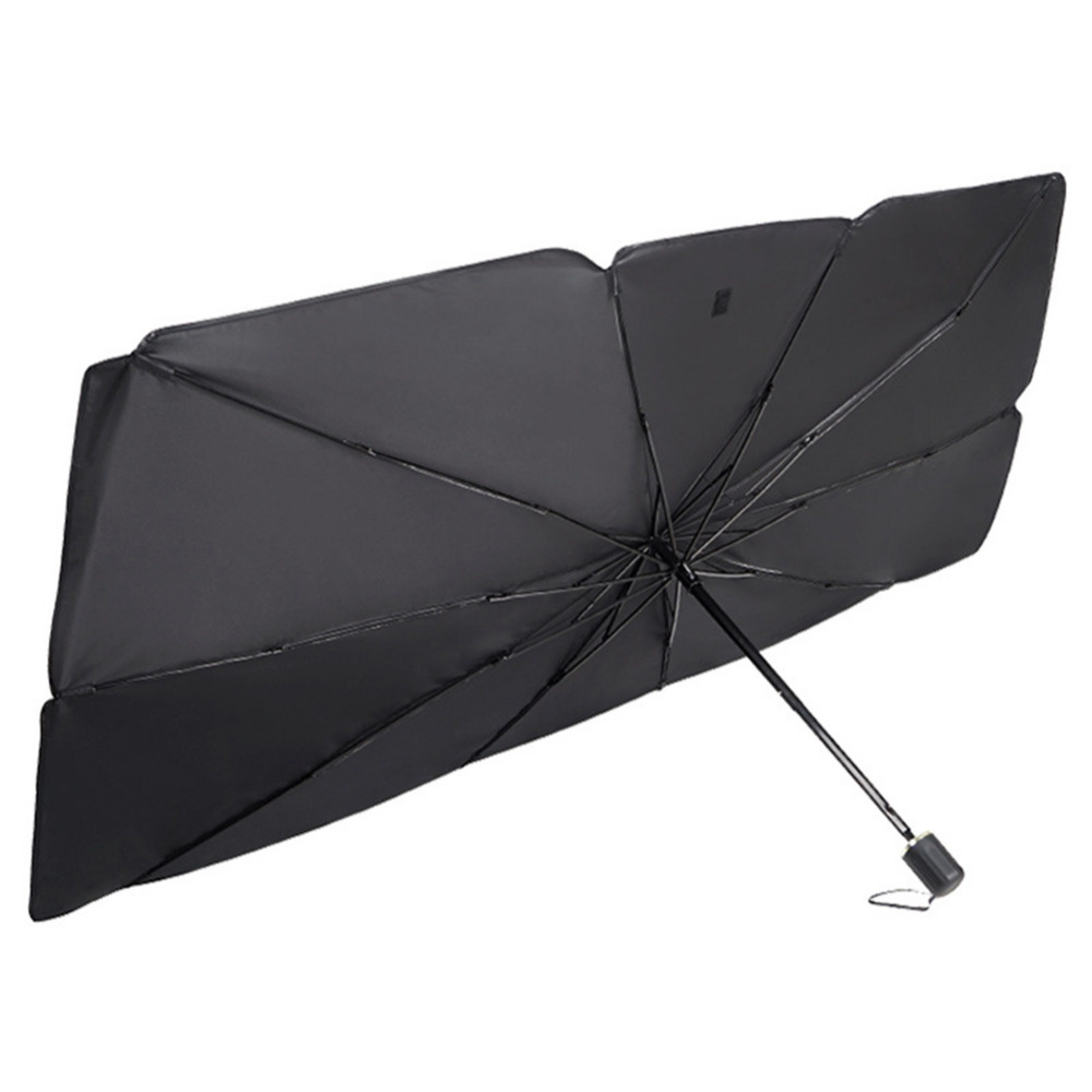 protect   from the sun with this portable foldable car windshield sunshade details 9