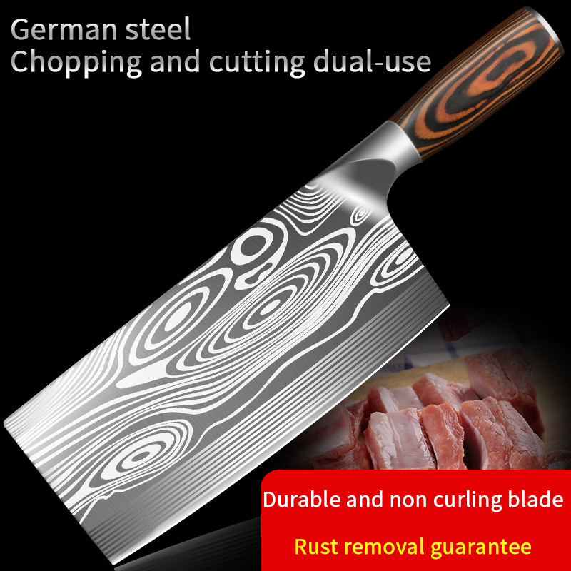 1pc Household Kitchen Knife Stainless Steel Meat - Temu