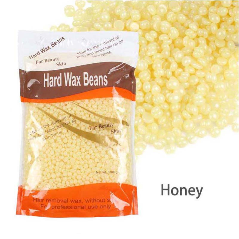 Hard Wax Beans For all Waxing Types Depilatory Hair Removal Kit 1 LB +  sticks