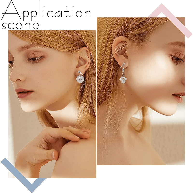 Invisible Clip-on Earring Converters For Non Pierced Ears Jewelry Fin.nu
