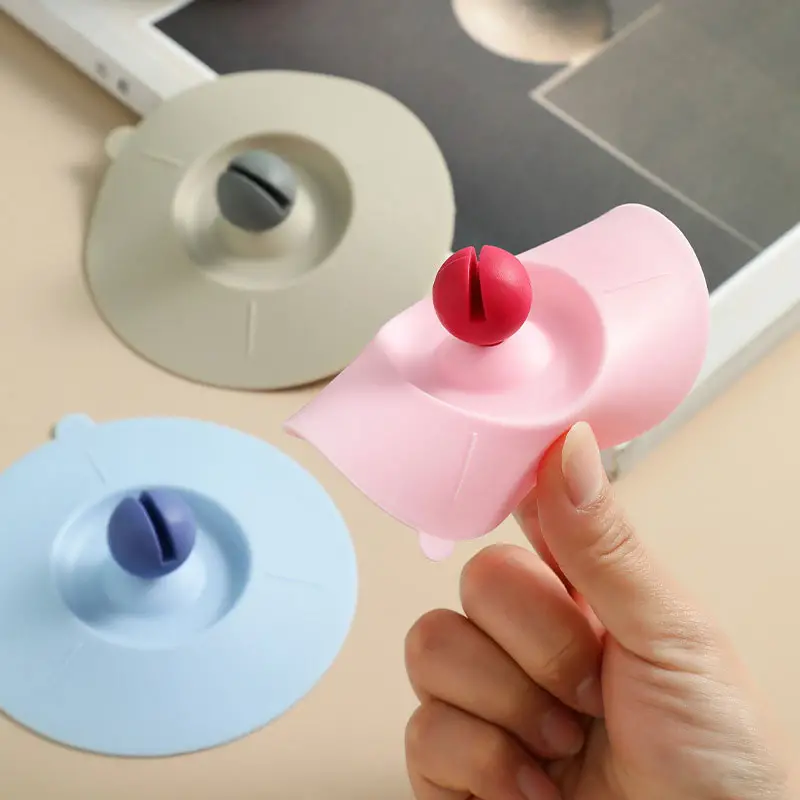 Spherical Silicone Cup Cover With Leak-proof And Dustproof Design