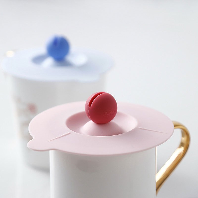 Spherical Silicone Cup Cover With Leak-proof And Dustproof Design