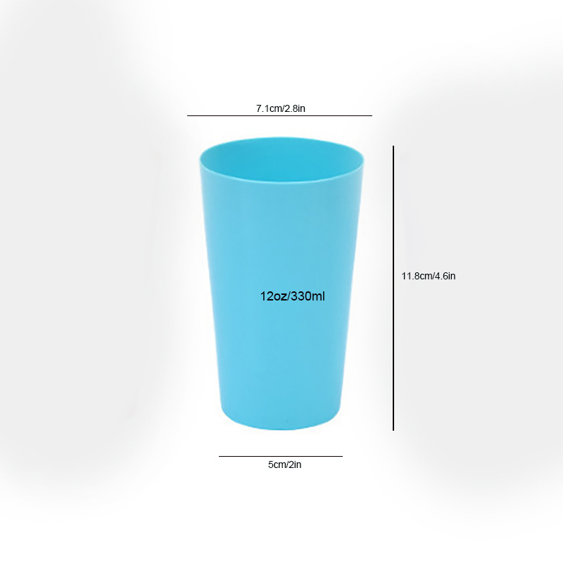 Plastic Cup PS Moon Blue Clear 230ml (1000 Units)