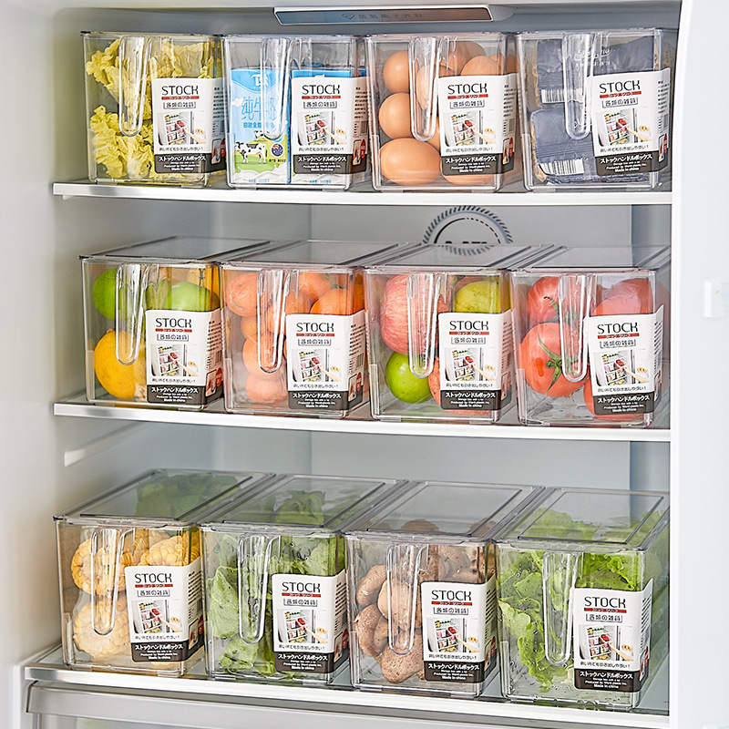 Freezer Refrigerator Storage Organizer Bins Stackable Kithchen Clear Pantry  Bins Organizer Fridge Food Storage Bin - China Kitchen Accessories and  Kitchen Ware price