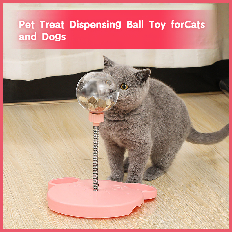 Cat Treat Ball Toy Interactive Food Dispensing Puzzle Toys - Temu