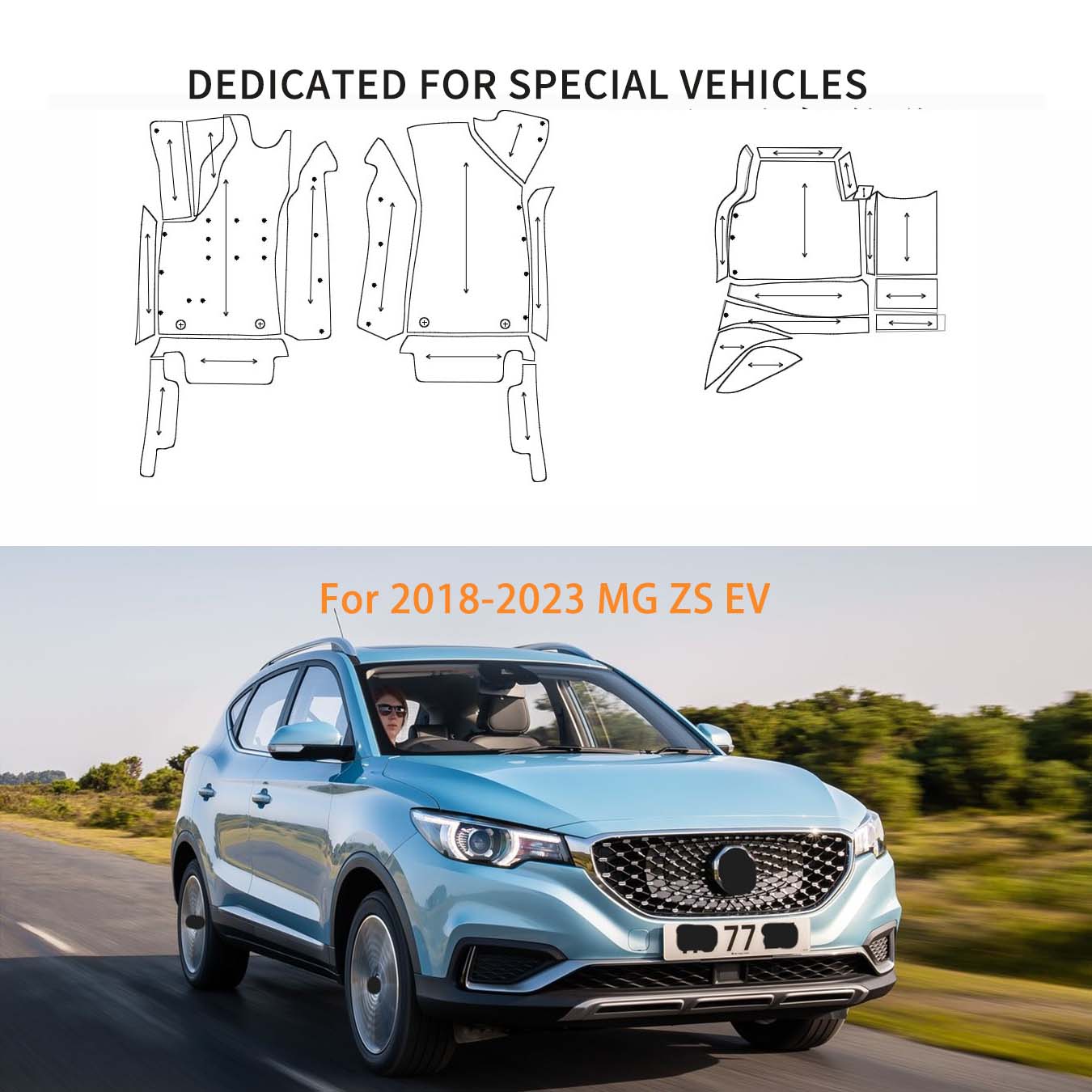 2018 2023 Mg Zs Ev Fully Surrounded 3d Stereoscopic Three - Temu