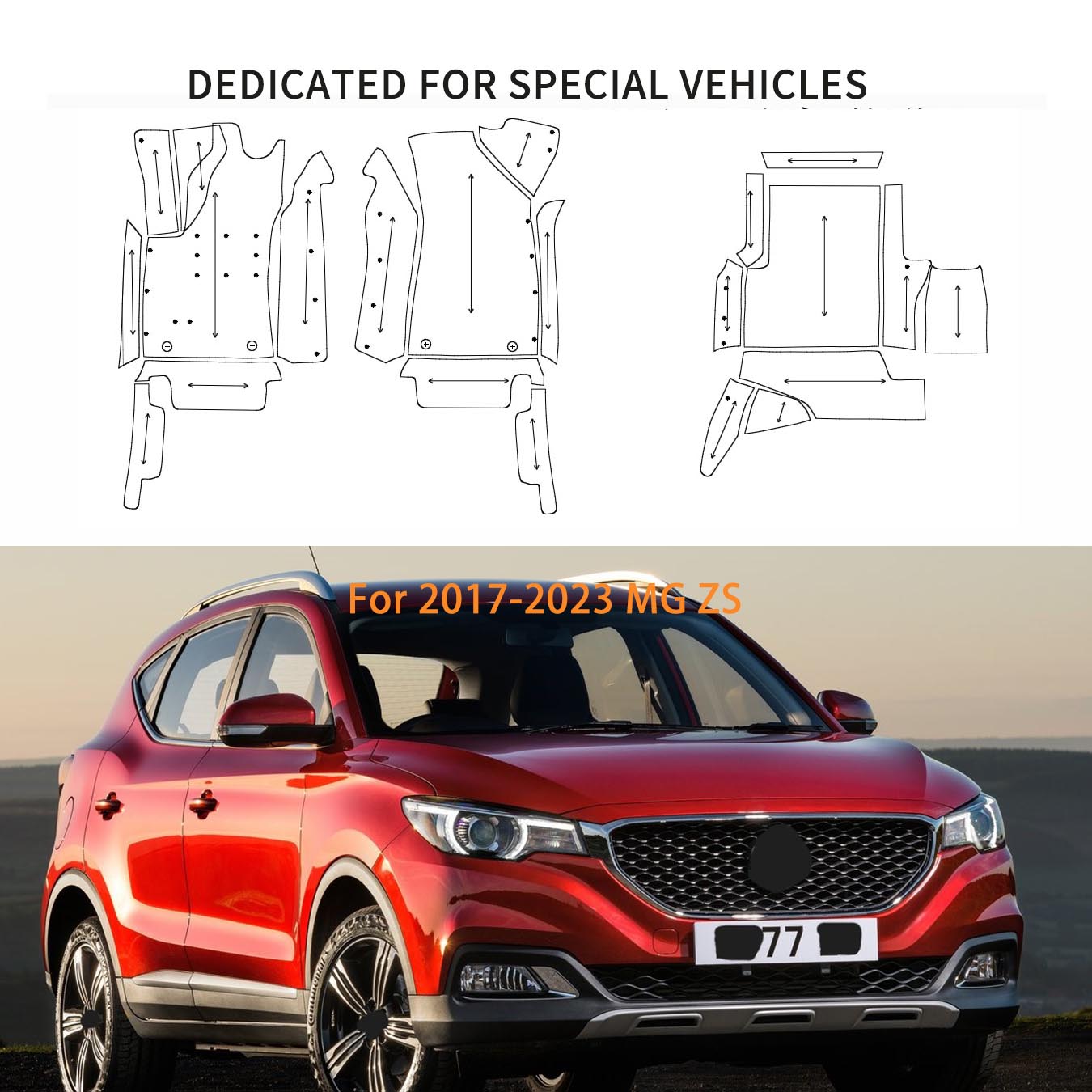 2017 2023 Mg Zs Fully Surrounded 3d Stereoscopic Three layer - Temu