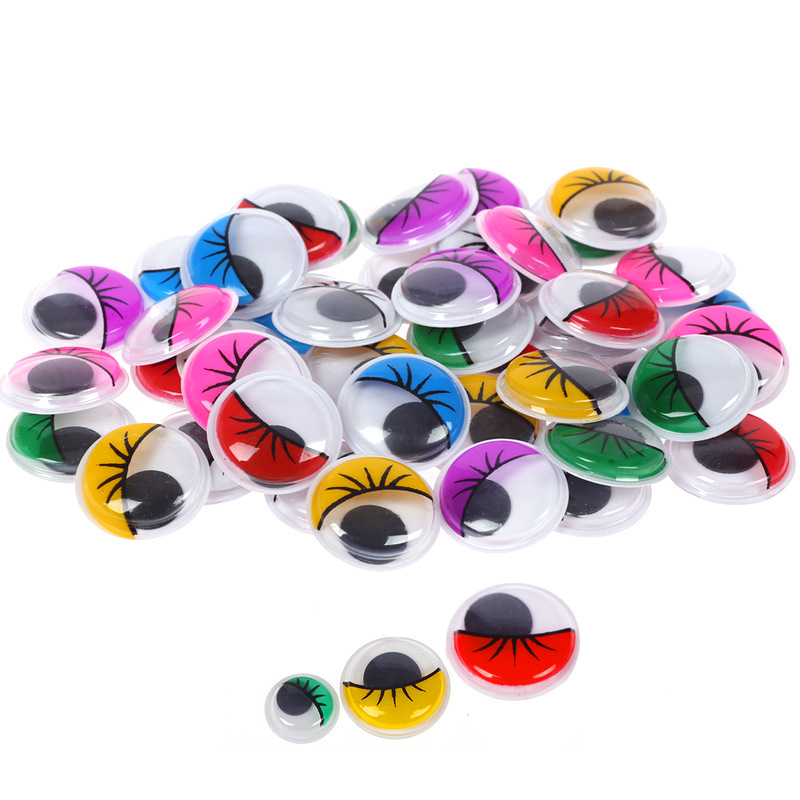 5-20mm Mixed Size Wholesale Movable Eyes Plastic Wiggle Googly Eyes  Self-Adhesive Used for Toy Doll Accessories DIY Kids Craft - AliExpress