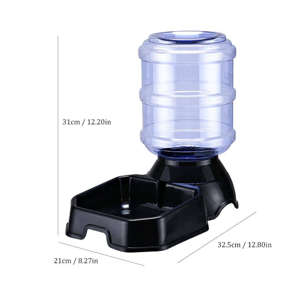 3.8L Dog Bowl Dog Water Dispenser Automatic Feeding Bowls Pet Waterer  Feeder Bowl for Dog Cat Large Capacity Cat Water Fountain