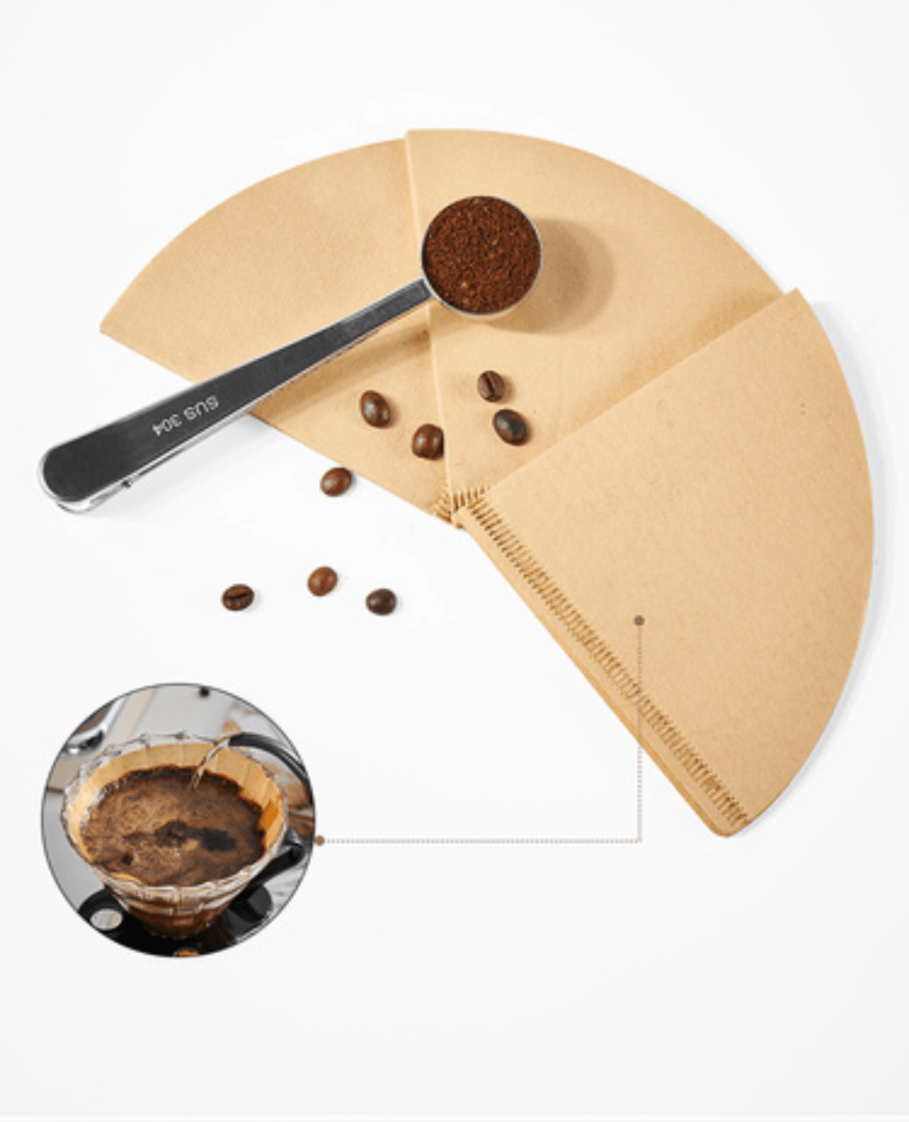 Hand Coffee Filter Cone Wood Pulp V60 Funnel American Coffee - Temu