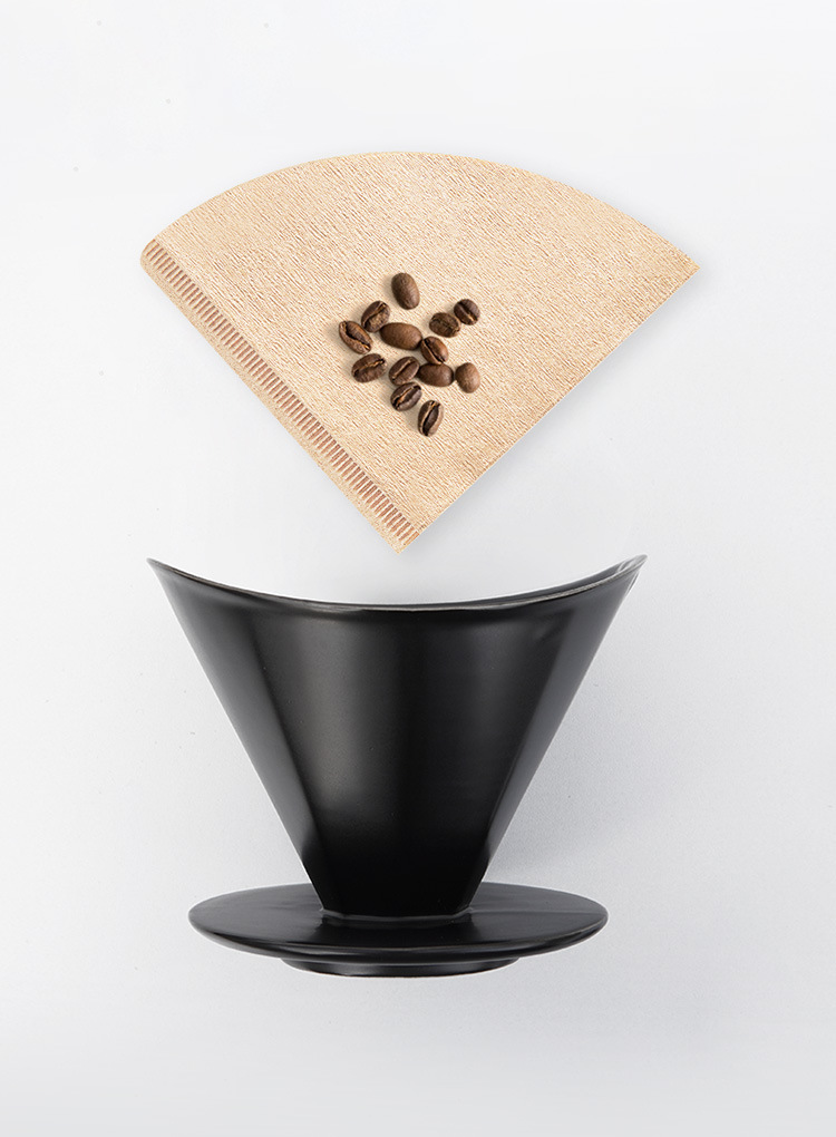 Hand Coffee Filter Cone Wood Pulp V60 Funnel American Coffee - Temu