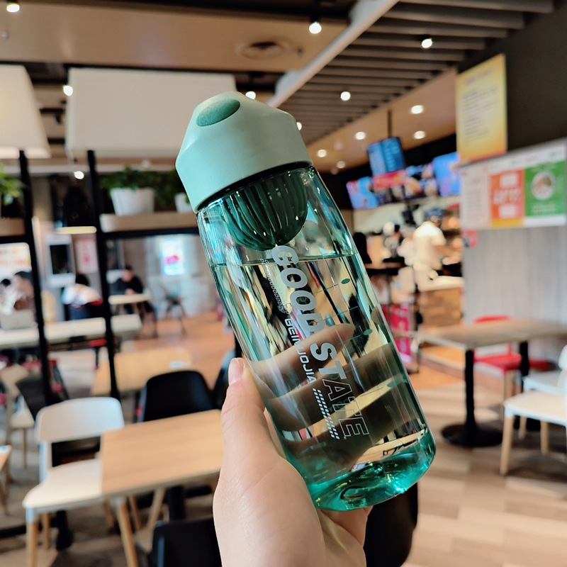 580ml Plastic Water Bottle For Drinking Portable Gym Sport Tea