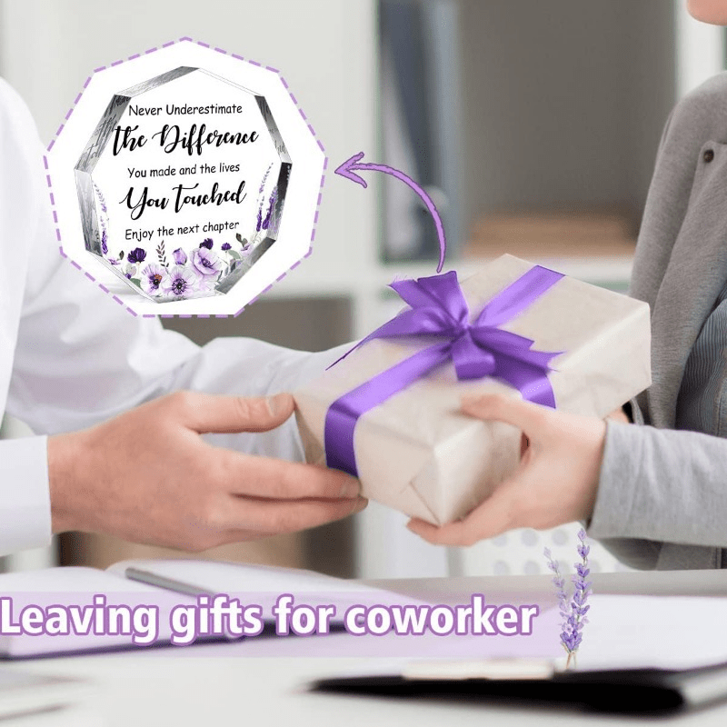 Coworker Gifts For Women Men Retirement Gifts Purple Going - Temu