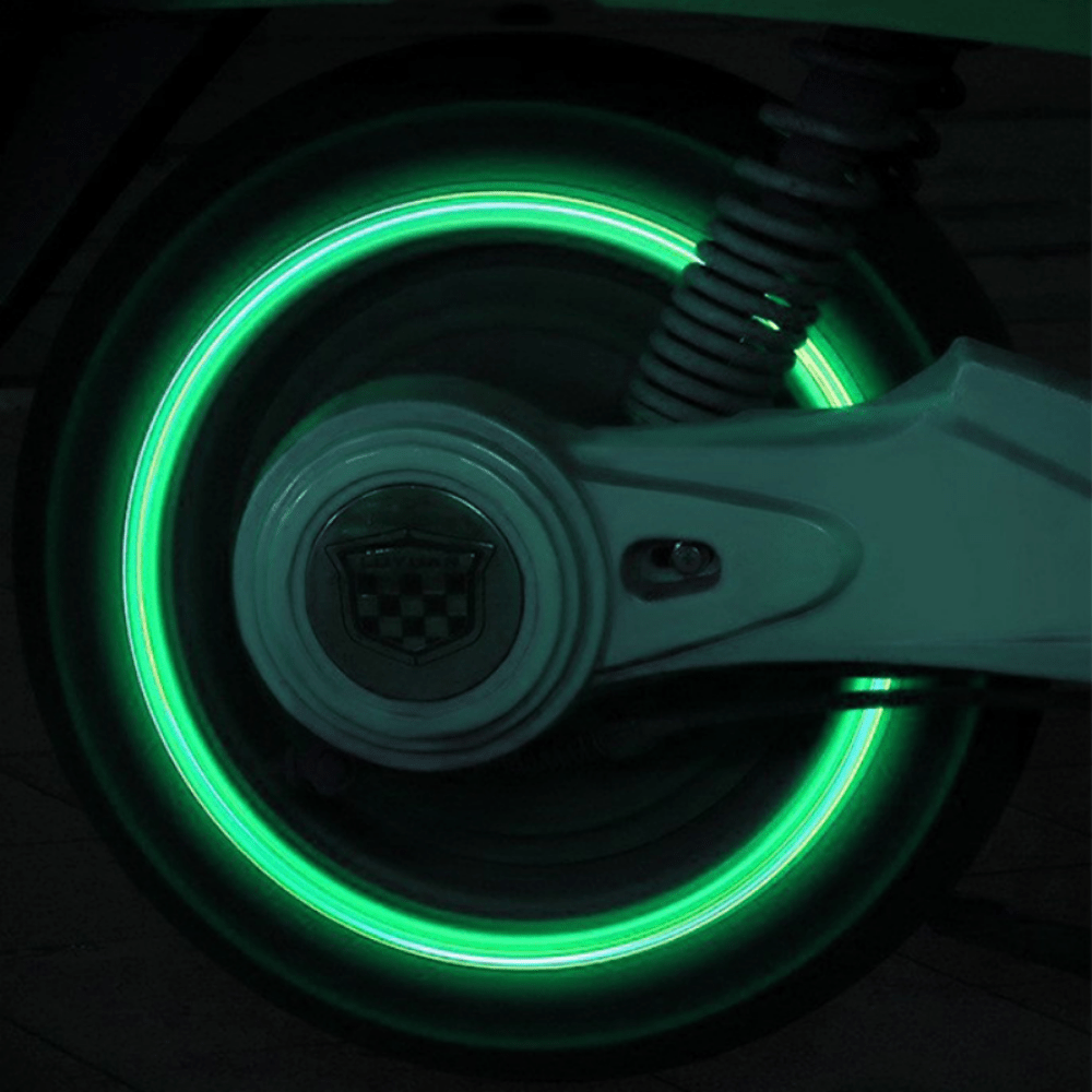 Capuchon de Valve de pneu lumineux universel, couvre-tige de jante  décoratif brillant de moyeu de roue de voiture Applicable à la voiture moto  vélo 4 pièces - AliExpress