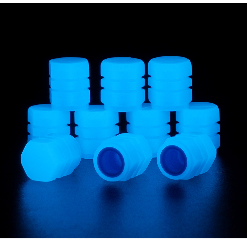 Generic Kit de 4 bouchons pour valves fluorescent lumineux, moyeu
