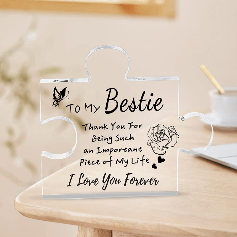 Funnli for Girlfriend Her Acrylic Puzzle Plaque