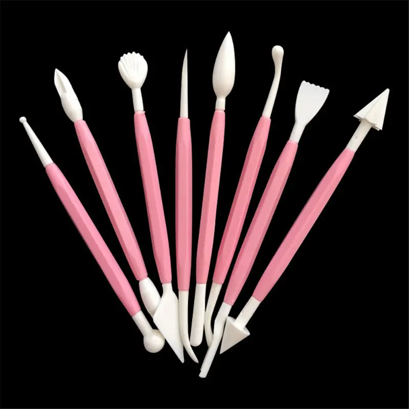 6Pcs Clay Sculpting Set Wax Carving Pottery Tools Shapers Polymer Modeling  /AC