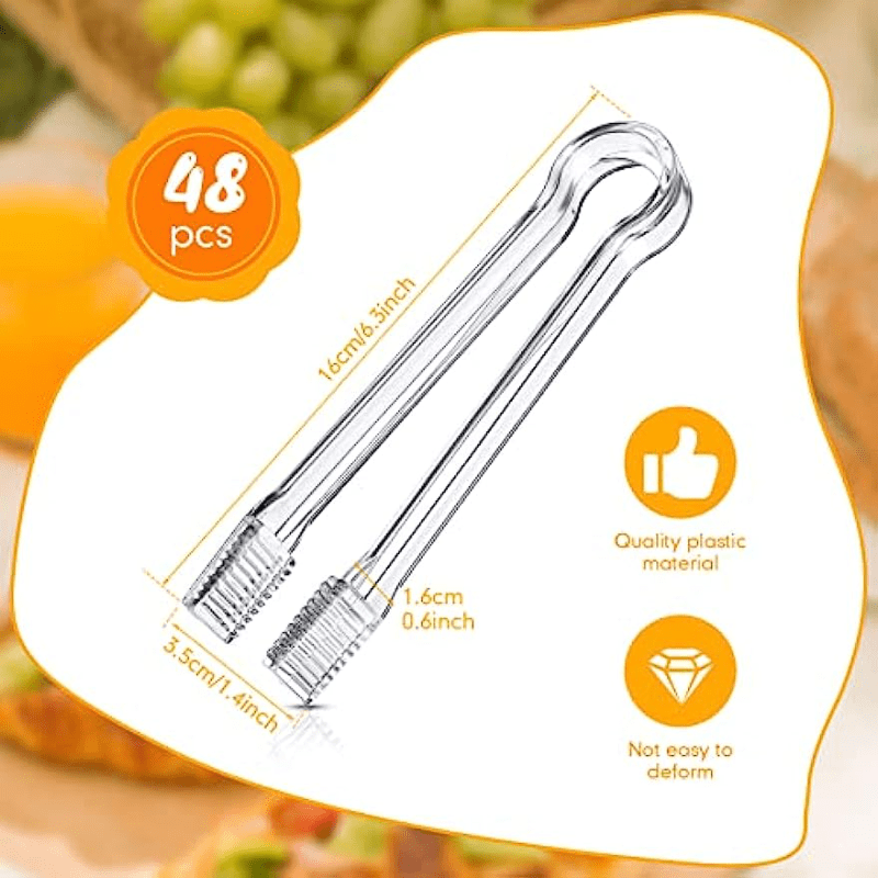 Plastic Stainless Steel Kitchen Tongs Salad BBQ Serving Food Tong Grill  Clamp