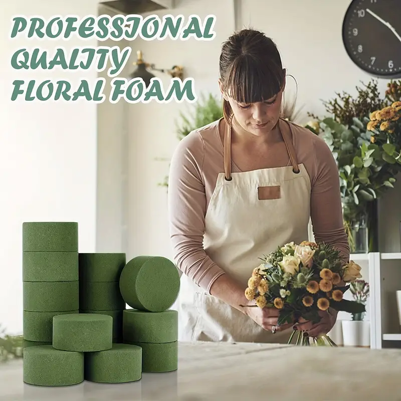 Floral Foam Round Artificial Flower Foam Bubble Glue Blocks - Temu