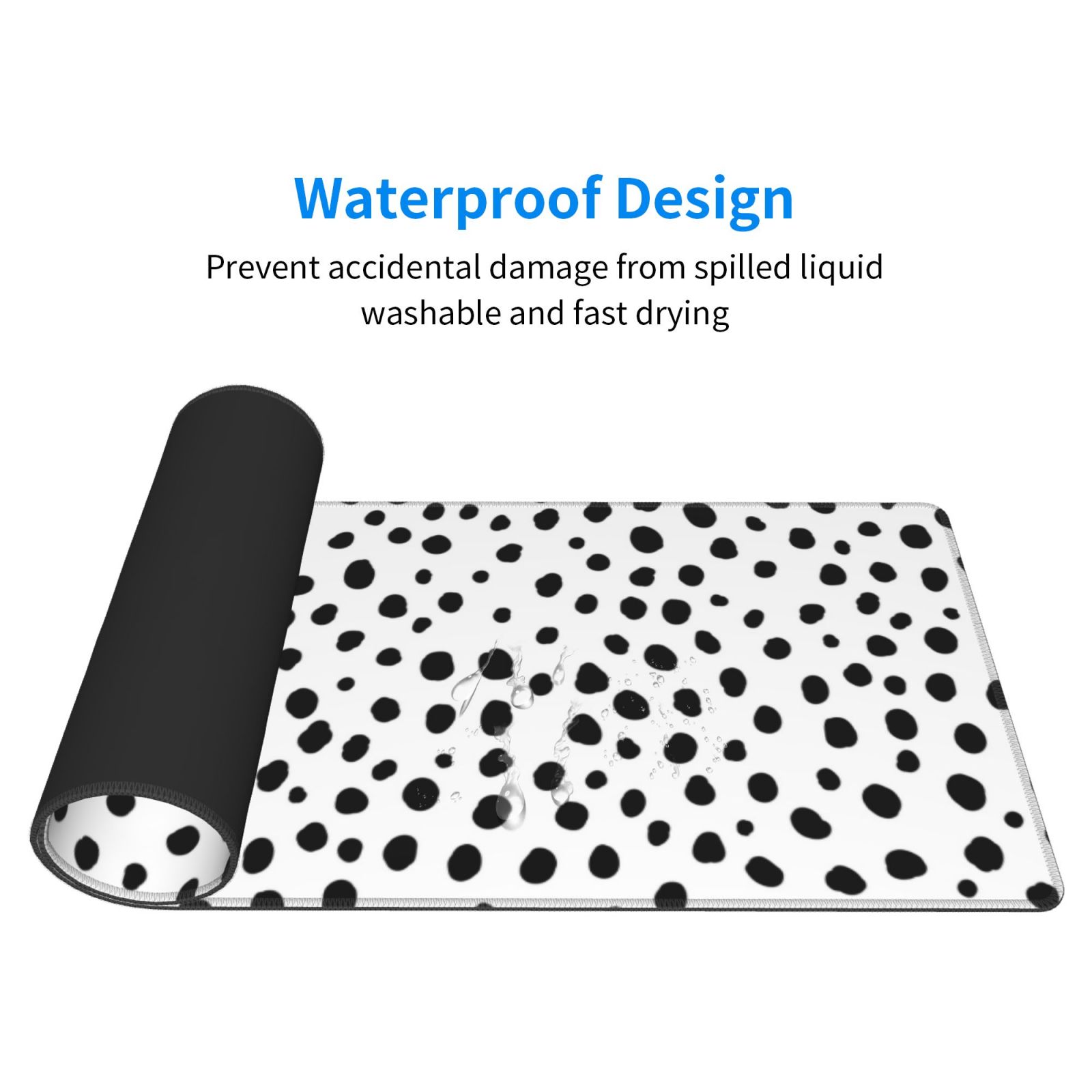 Boho Desk Mat, Polka Dot Large Mouse Pad Desk Pad Boho Desk Accessories for  Women Office Decor, XXL Mousepad Long Laptop Keyboard Mouse Mat