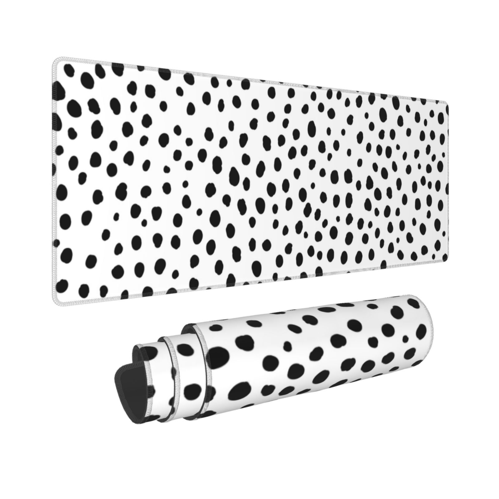 Polka Dot Large Mouse Pad Desk Pad Boho Desk Accessories For Women Office  Decor, Xxl Mousepad Long Laptop Keyboard Mouse Mat Non-slip Rubber Base  With Stitched Edges - Temu