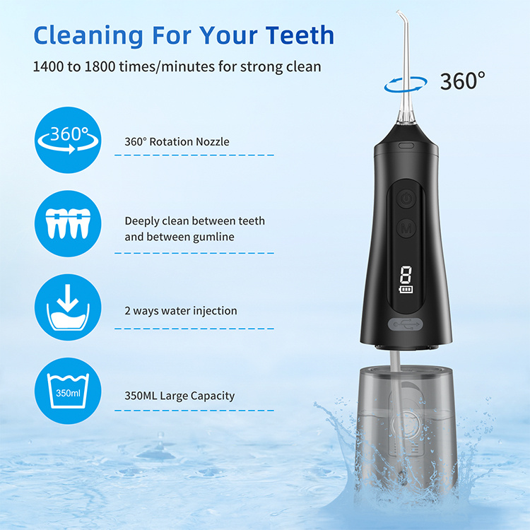 Oral Irrigator Usb Ricaricabile Idropulsore Portatile Denti - Temu Italy