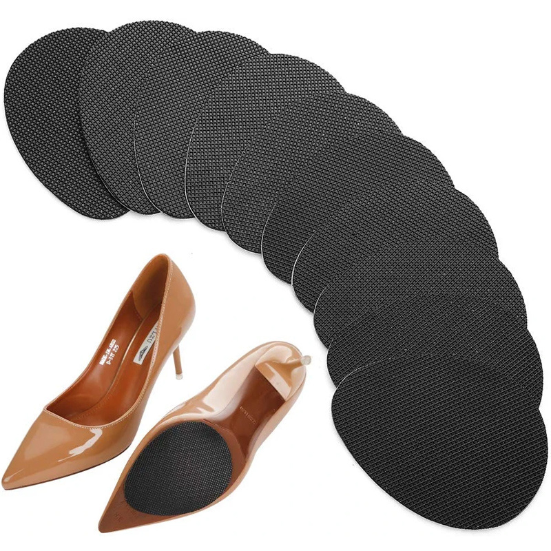 JL-Group Non-Slip Shoe Pads, Adhesive Shoe Sole Protectors, Shoe Repair  Rubber Heels, Anti Slip Cushion Replacement Kit - 2pairs (Beige)