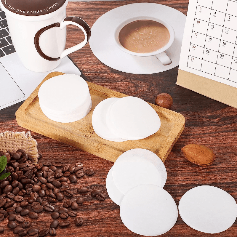 Round Coffee Filter Paper Disposable Coffee Filters Coffee - Temu