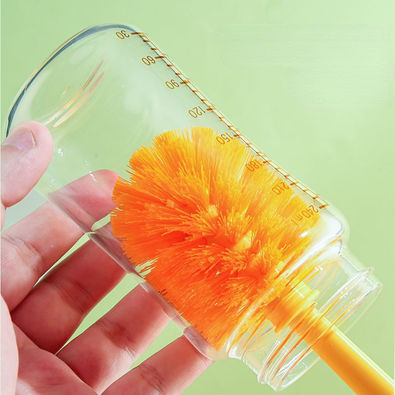 1pc Milk Bottle Cleaning Brush With Three-in-one Bottle Gap Brush,  Multipurpose Bottle Cleaning Brush And Rinse Kitchen Cleaning Tool