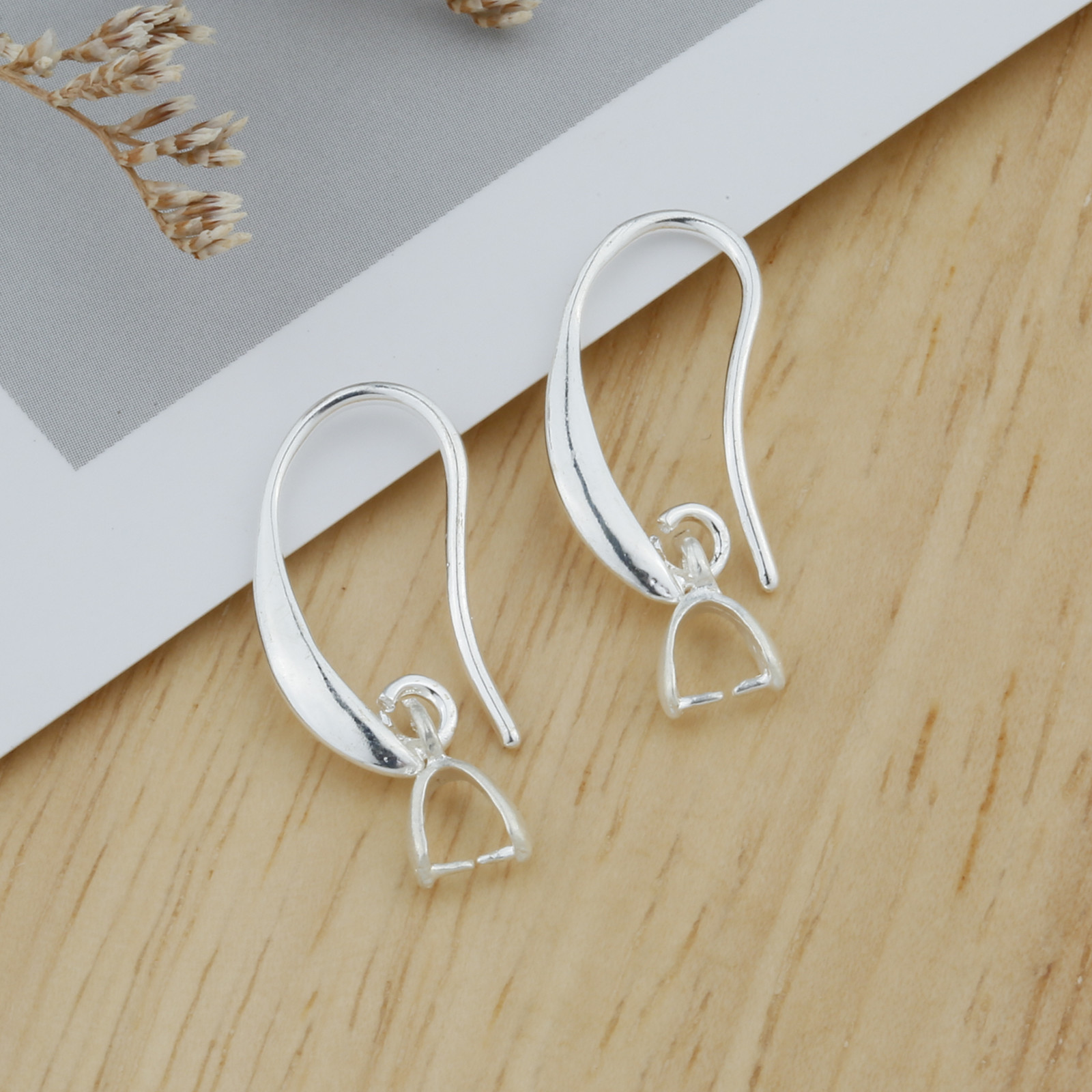 Earring Hooks Kit 925 Silver Ear Wires Fish Hooks Earring - Temu