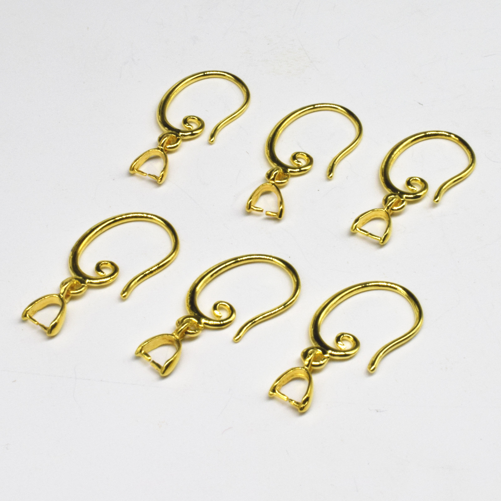 Copper U shaped Twill Ear Clip Leverback Earring Hooks Hoop - Temu