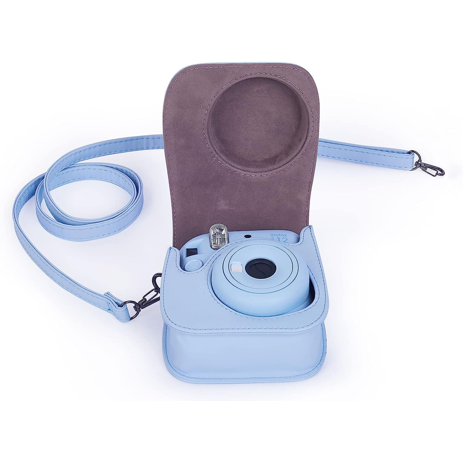 Funda protectora con correa de hombro cámara instantánea para Fujifilm  Instax Mini 12